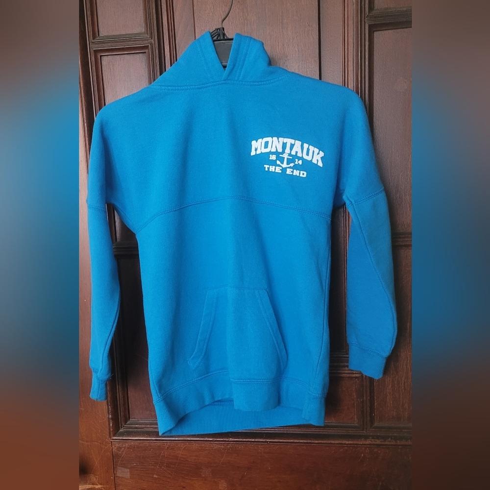 "Montauk 1614 The End" Hooded Sweatshirt
